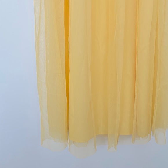 Zara Tulle Midi Dress in Yellow - Picture 5 of 7